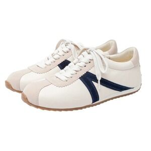 Linea Paolo Kova Low Profile Lace Up Fashion Sneaker Size 11 M Ivory